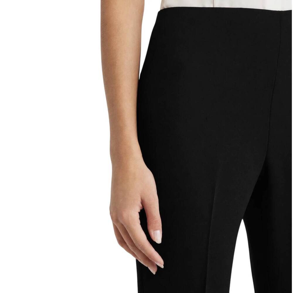 NEW THEORY demitria admiral crepe flared pants in black - Picture 6 of 8